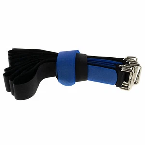10x Klett-Kabelbinder 400x30 schwarz-blau Flausch/Klett gleichseitig Klettbinder - Bild 1 von 4