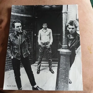 The Clash (Pre Topper) Promo Foto c '77 Punk Rock 10" x 8" - Bild 1 von 1