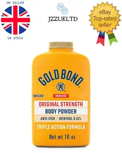 Gold Bond Medicated Original Strength Body Powder Triple Action Formula - 10 oz - Picture 1 of 9