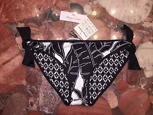 Nwt Tommy Bahama Wendbar Krawatte Seite Schwarz Bikini Badeanzug Unten Damen XS - Picture 1 of 5