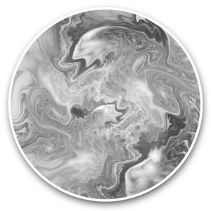 2 x Vinyl Aufkleber 20 cm (BW) - Pink Ink Swirl Kunst Marmor #36436 - Bild 1 von 8