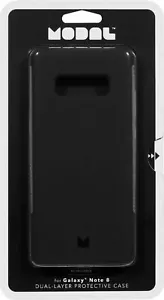 Modal - Custodia rigida per telefoni cellulari Samsung Galaxy Note8 - Nero/Grigio NUOVO - Foto 1 di 3