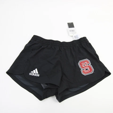 NC State Wolfpack adidas Aeroready Running Short Women's Black New Cover