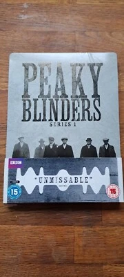 PEAKY BLINDERS : SERIES 1 - UK EXCLUSIVE BLU RAY STEELBOOK - NEW & SEALED - Image 1 of 4