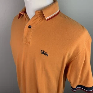 Polo de mezclilla Tommy Hilfiger / para hombre / naranja / talla pequeña - Imagen 1 de 9