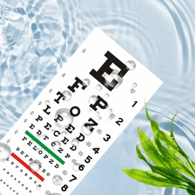 Snellen Eye Chart 20 Feet 22*10.23inches Low Vision Eye Test Charts Eye Exams - Image 1 of 4