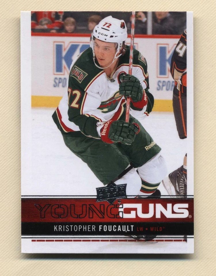 2012-13 Upper Deck Hockey Young Guns Kristopher Foucault Rookie (Wild) - Image 1 of 1