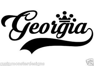 Georgia... Vinyl Wall Art Quote Decor Words Decals Sticker - Bild 1 von 2