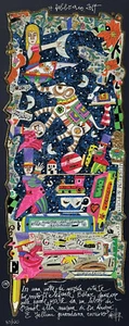 FRANCESCO MUSANTE - IN UNA NOTTE DI MEZZA ESTATE BABAR serigrafia firmata - Foto 1 di 1