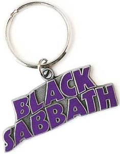 Llavero de metal/esmalte con logotipo ondulado de Black Sabbath (rz)   - Imagen 1 de 1