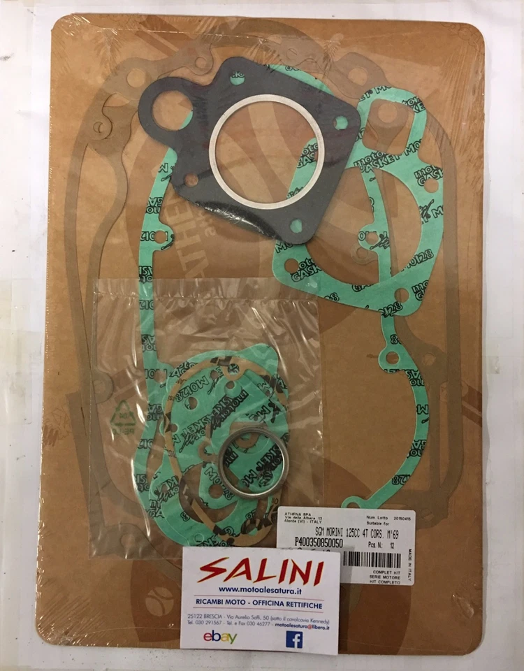 Serie Guarnizioni Motore  MORINI 125 cc 4T Corsaro 1969 - Imagen 1 de 1