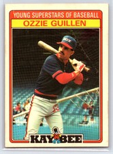 1986 Topps Kay-Bee Young Superstars of Baseball #16 Ozzie Guillen