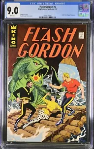 FLASH GORDON #6 CGC 9.0 KING COMICS ♛ King Features Syndicate 1967 - Foto 1 di 2