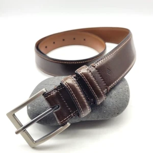 Neu ohne Etikett Joseph Abboud in Italien hergestellter Echtledergürtel 32 Zoll 80 metrisch klassisch - Bild 1 von 9