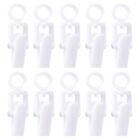 10 Pcs Laundry Hooks Clip Plastic Rotatable Towel Clips Strong Clips