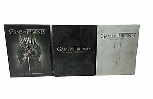 Game Of Thrones HBO 1, 2 & 3 The Complete Seasons Blu-ray - Picture 1 of 4