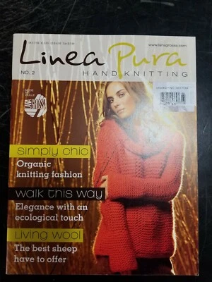 Linea Pura #2 Lana Grossa Misses Knitting Pattern Book 15 Designs - 2009   - Image 1 of 2