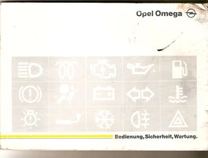 gebrauchte Betriebsanleitung OPEL OMEGA Handbuch Ausgabe 1995 - Bild 1 von 1