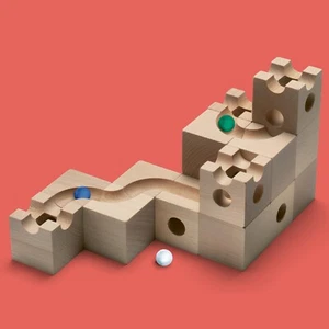 CUBORO TUNNEL Extra Set toy marbles run system building wood construction Swiss - Picture 1 of 9