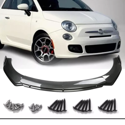 For Fiat 500 Front Bumper Lower Lip Splitter-Spoiler - Imagem 1 de 4