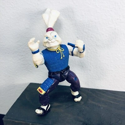  VTG Usagi Yojimbo Rabbit Teenage Mutant Ninja Turtles Action Figure TMNT  1989 - Image 1 of 4