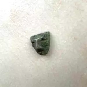 Talla facial vintage de jade natural tallada a mano para colección azteca maya mexicana - Imagen 1 de 6
