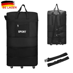 XXL Rollenkoffer große Reisetasche mit Dehnfalte Rollen 31 Zoll Reisetasche!DE - Bild 1 von 15