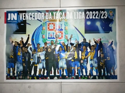 JN GIANT POSTER (60 x 40) FC PORTO PORTUGUESE LEAGUE CUP 22/23 CHAMPIONS Cover