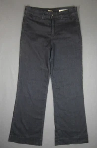 NYDJ Womens Teresa Trouser Jeans Size 14 Dark Wash Wide Leg Stretch Shaping - Picture 1 of 11