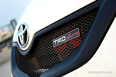 FOR 2007-2012 TOYOTA YARIS SEDAN VIOS BLACK MESH FRONT GRILL GRILLE  - Imagem 1 de 3