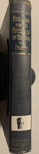 Education And The Psychology Of Thinking By Perceval M Symonds, 1st Edition 1936 - Picture 1 of 12