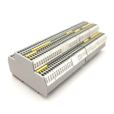 Lot Of 44 Allen Bradley 1492-LD2 2-Circuit Feed Through Terminal Blocks 10A 600V - Image 1 of 4