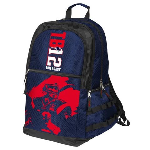 New England Patroits Tom Brady NFL FoCo Elite Full Size Player Backpack Cover