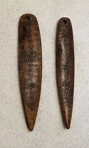 2 Vintage African Shaman Medicine Stick Pendant (For Necklace) D - Picture 1 of 2