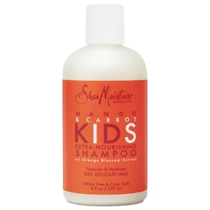 Extra-Nourishing Shampoo Hair Care for Kids Mango Carrot with Shea Butter 8 Oz - Picture 1 of 12