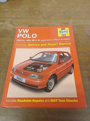 VW POLO 1994 TO 1999 PETROL & DIESEL HAYNES. WORKSHOP MANUAL  - Image 1 of 4