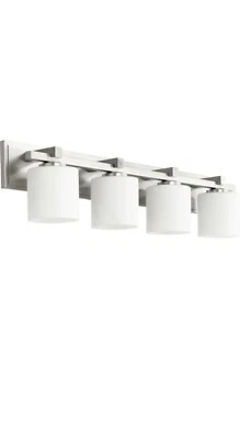 Opala Quorum 4 cilindros leves estilo vaidade banho-cetim níquel cetim 5369-4-65 NOVO - Imagem 1 de 4