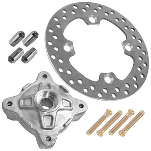 Front Wheel Hub & Brake Disc Kit for Polaris RZR 800 S 2012 2013 2014 QTY10 - Picture 1 of 7