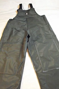 NUEVO NUEVO SIN ETIQUETAS Carhartt R39GRN Surrey Mono de Lluvia para Hombres Mediano PVC Impermeable - Imagen 1 de 8