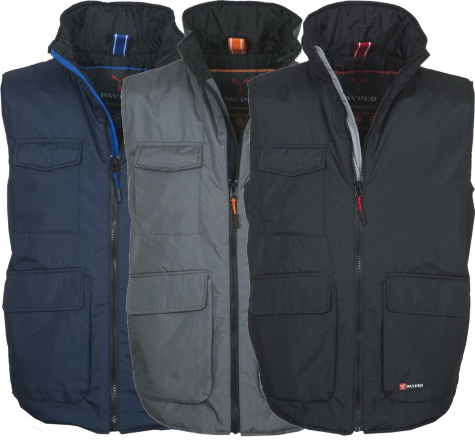 GILET MULTITASCHE IMBOTTITO DA LAVORO UOMO PAYPER WANTED