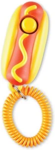 Brightkins Smarty Pooch Training Clicker Hot Dog - Picture 1 of 3