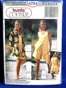 Burda Couture 4294 Size 12-22 Ms' Blouse, Shorts, Waistcoat Sewing Pattern Uncut - Picture 1 of 2