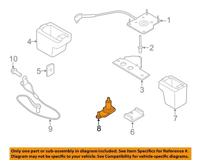 Placa de âncora Ford OEM 15-23 Transit-150 transportadora de pneu sobressalente BK3Z1424A - Imagem 1 de 2