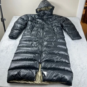 Nike Sportswear Grey Duck Down Black Parka Coat CU5820-010 Women's Size Large - Bild 1 von 12