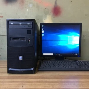 Custom ATX PC Desktop - Celeron 2.60GHz 4GB RAM 500GB HDD (Windows 10 Pro) - Picture 1 of 11