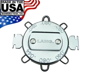 Lang 6 Wire Gap Spark Plug Gauge for High Energy Ignition Systems Made in USA - Picture 1 of 1