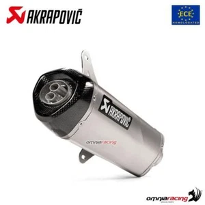 Echappement Akrapovic homologué en acier Piaggio Vespa GTS300 / GTV300 2008-2020 - Picture 1 of 8