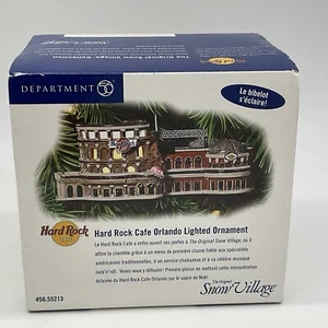 DEPT 56 Hard Rock Cafe Orlando beleuchteter Christbaumschmuck FL Snow Village - Bild 1 von 10