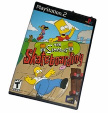 🔥 The Simpsons Skateboarding PS2 Box & Manual Only (Sony PlayStation 2) 🔥