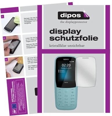 6x Protector Pantalla para Nokia 220 4G Protección Cristal Transparente dipos Foto 1 de 4